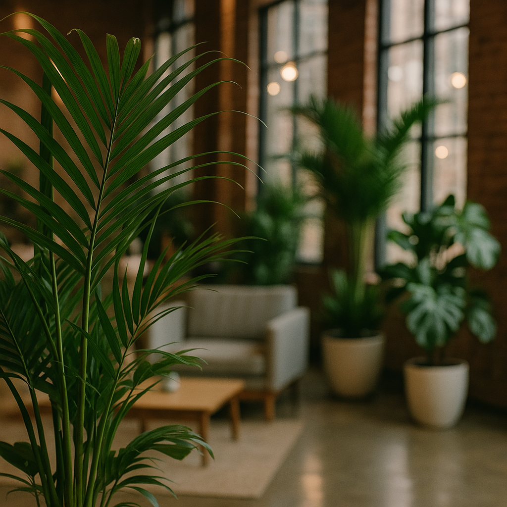 plants at an event in Dallas