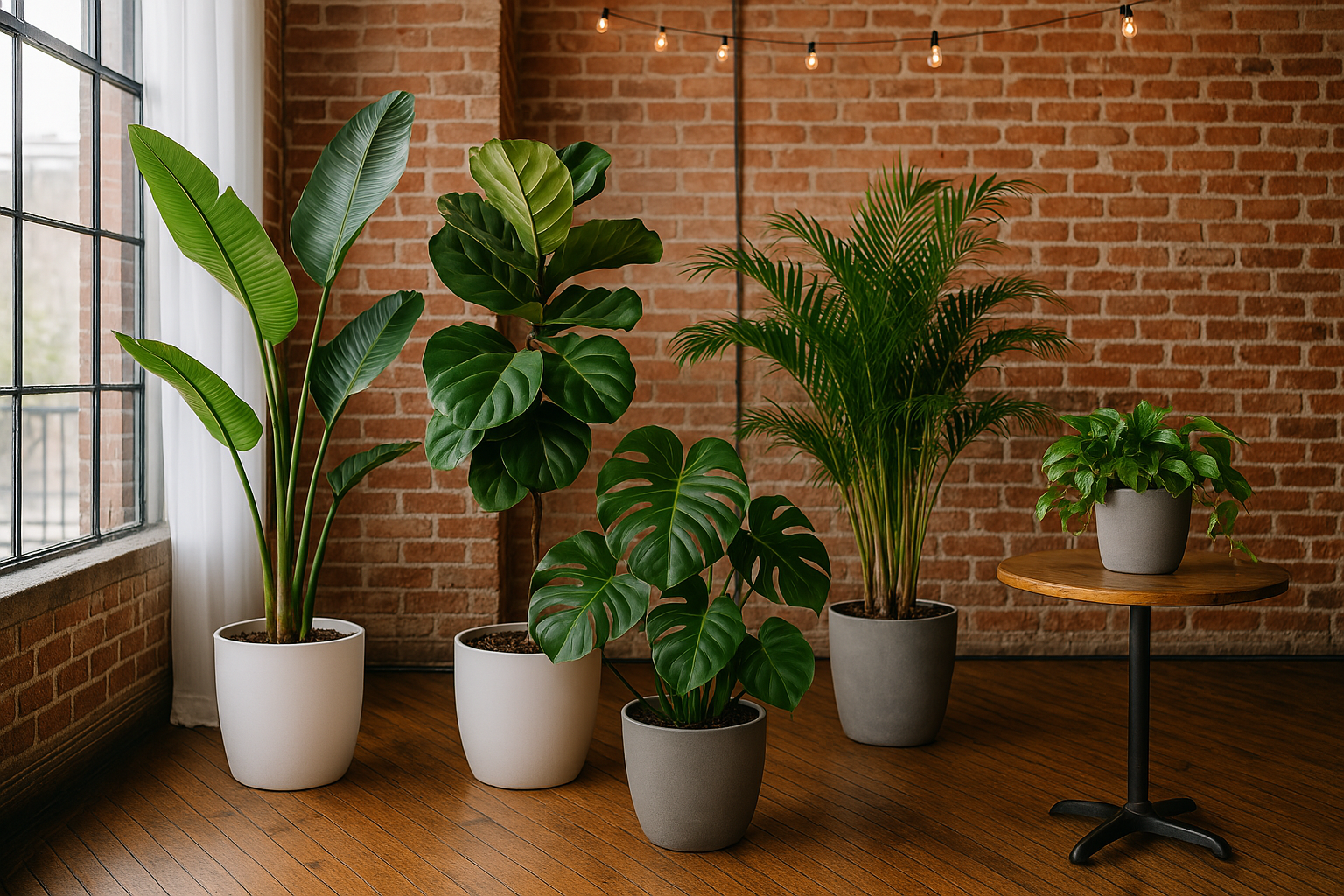 Top 5 event plant rentals in a stylish venue